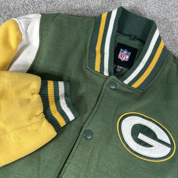 GREEN BAY PACKERS Vtg 1997 Letterman Varsity  Jacket Size XXL Super Bowl XXXI - Picture 2 of 16